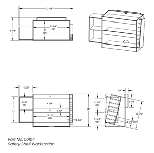 50104 |  Safety Shelf Workstation